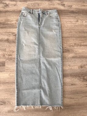 Women’s Express denim maxi skirt